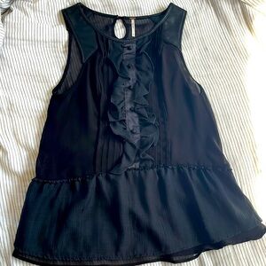 Free People Ruffle Tank